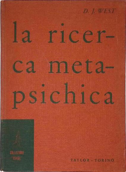 La ricerca metapsichica - copertina