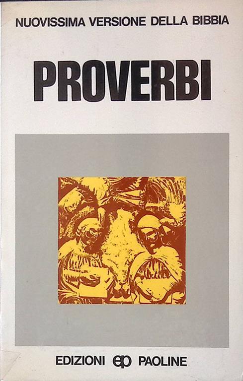 Proverbi - Giuseppe Bernini - copertina