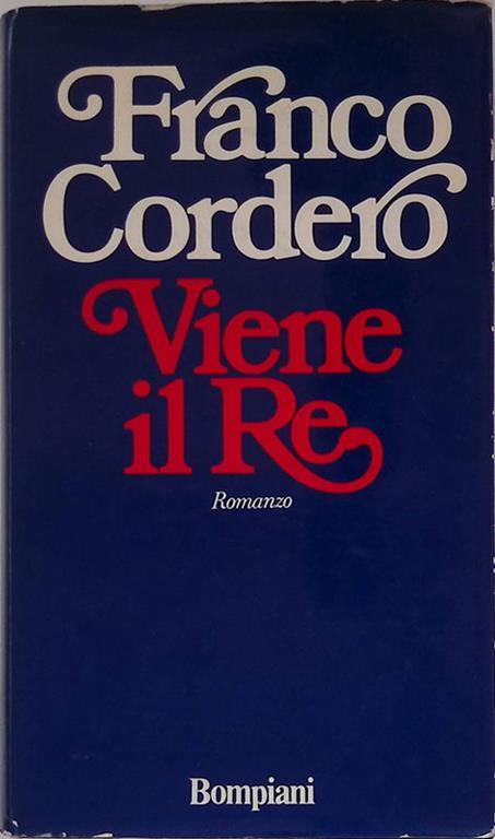 Viene il Re - Franco Cordero - copertina