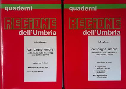 Campagne Umbre. Contributo allo studio dei paesaggi rurali dell'Italia centrale - Henri Desplanques - copertina