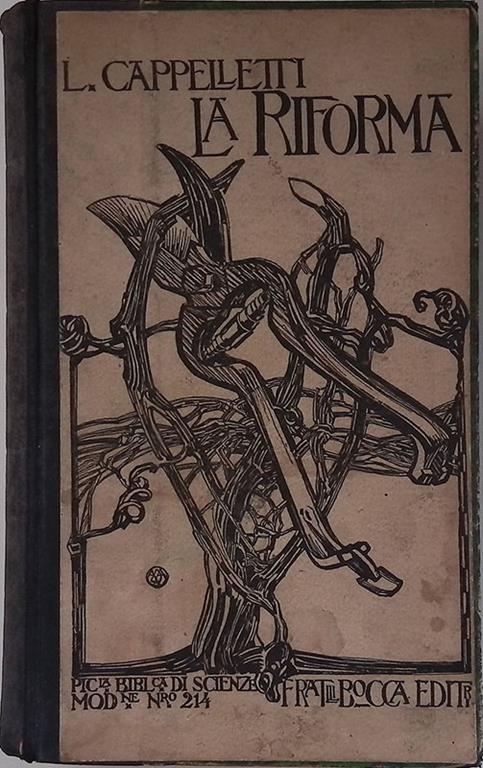 La Riforma - Licurgo Cappelletti - copertina