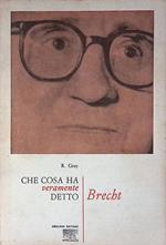Che cosa ha veramente detto Brecht