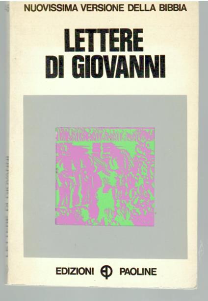 Lettere di Giovanni - copertina