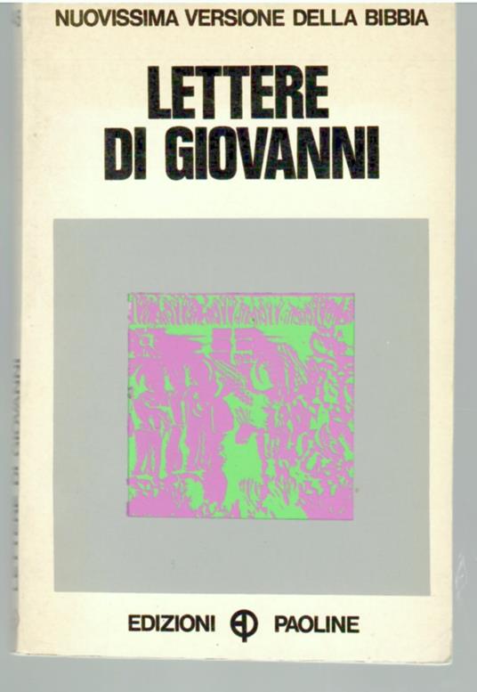 Lettere di Giovanni - copertina