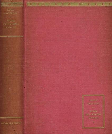 Storie dell'errore umano - copertina