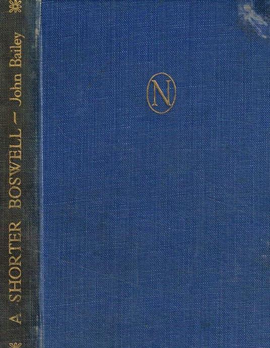 A shorter boswell - James Boswell - copertina