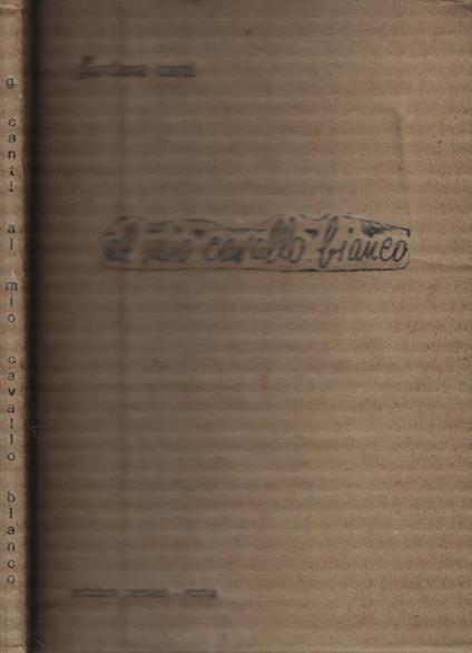 Al mio cavallo bianco - copertina