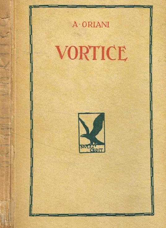 Vortice - Alfredo Oriani - copertina