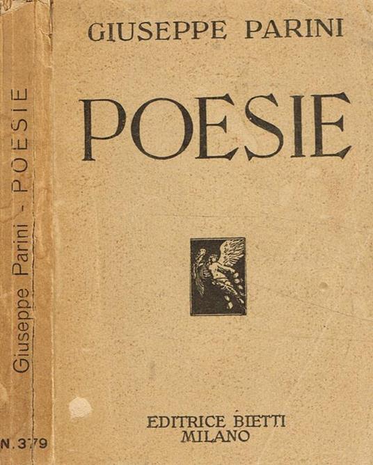 Poesie - Giuseppe Parini - copertina
