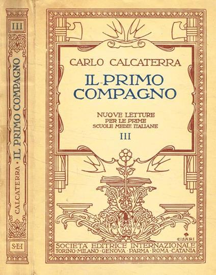 Il primo compagno - Carlo Calcaterra - copertina