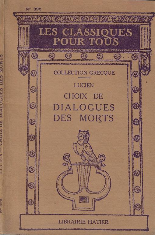 Choix de dialogues des morts - Lucie - copertina