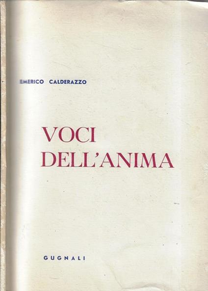 Voci dell'anima - copertina