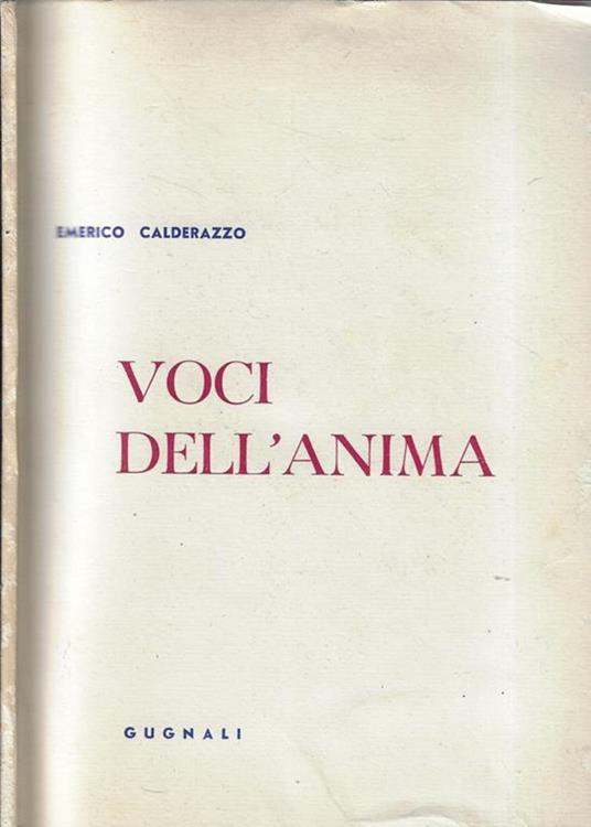 Voci dell'anima - copertina