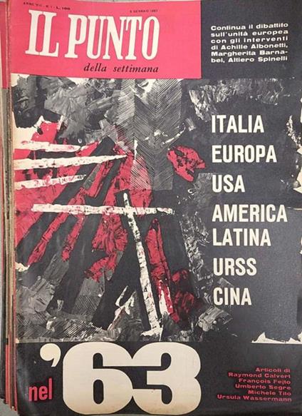 Il Punto della settimana (Anno 1963) - copertina