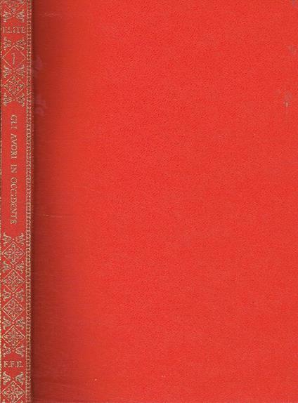 Gli avori in occidente - copertina