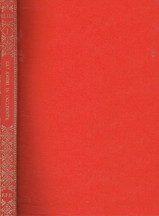 Gli avori in occidente - copertina