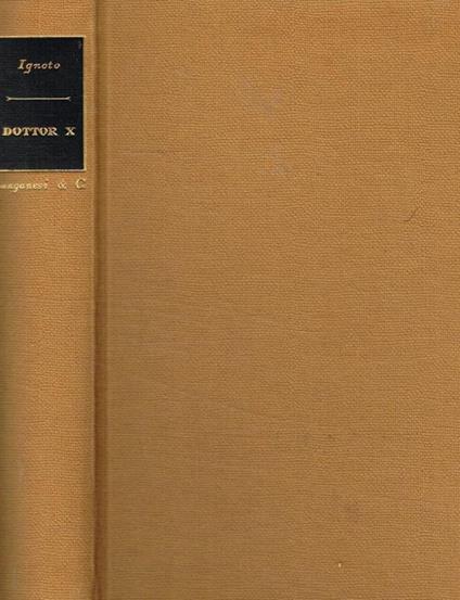 Dottor x - copertina