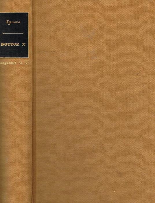 Dottor x - copertina