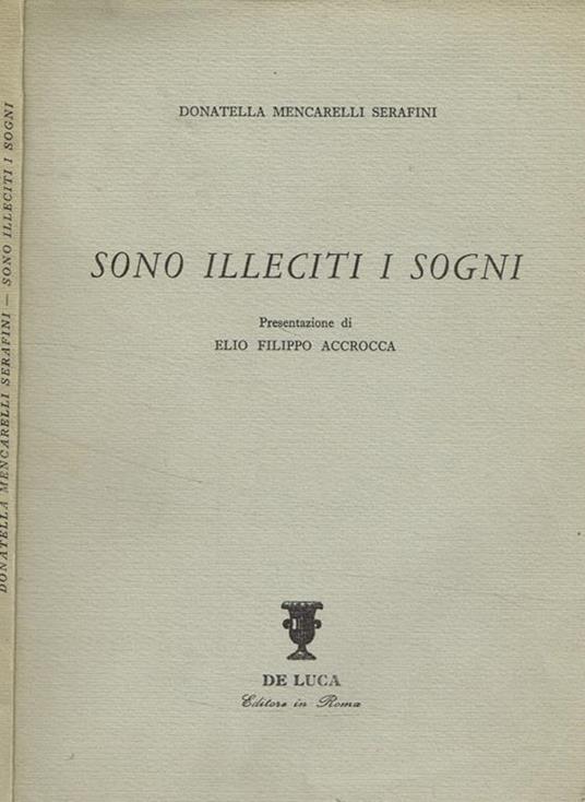 Sono illeciti i sogni - copertina