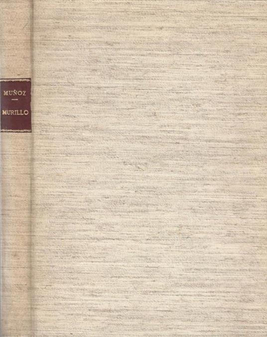 Murillo - Antonio Muñoz - copertina