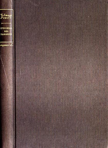 L' uccello del paradiso - copertina