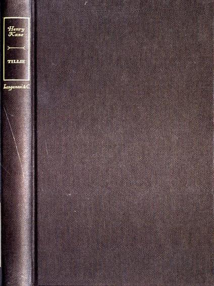 Tillie - Henry Kane - copertina