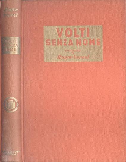 Volti senza nome - Roger Vercel - copertina