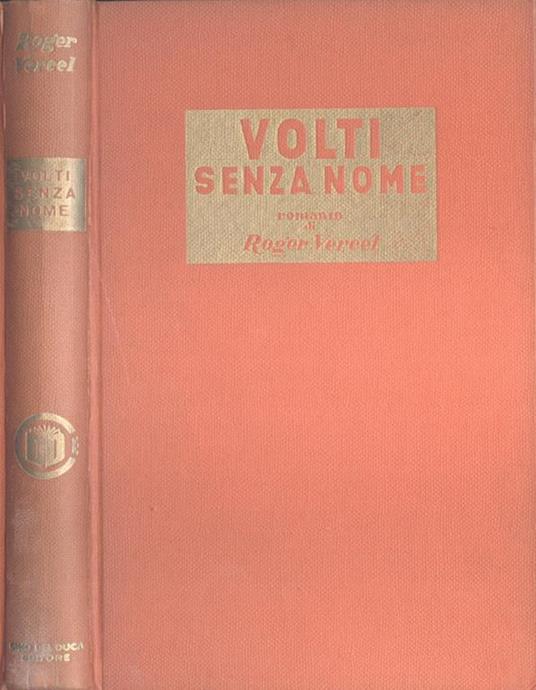 Volti senza nome - Roger Vercel - copertina