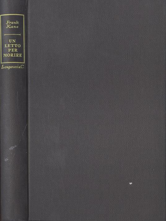 Un letto per morire - Frank Kane - copertina