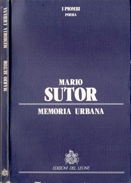 Memoria urbana - copertina