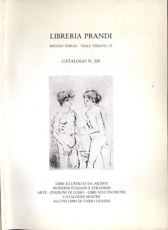 Catalogo n. 209 - copertina