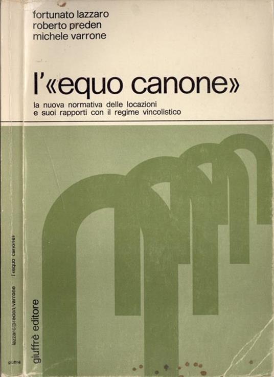 L' equo canone - copertina