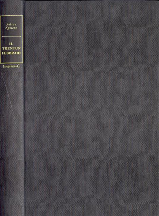 Il trentun febbraio - Julian Symons - copertina