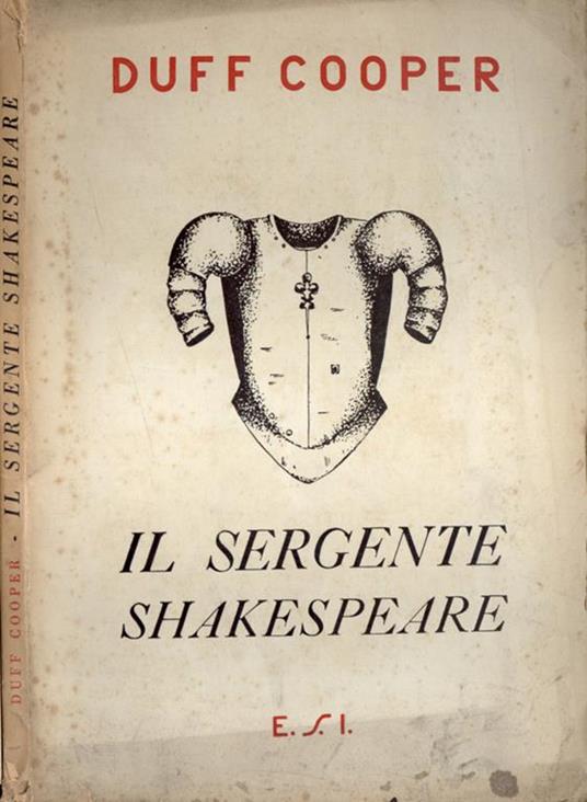 Il sergente Shakespeare - Duff Cooper - copertina