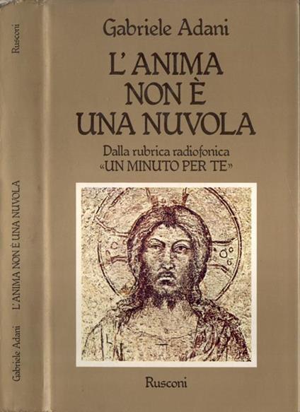 L' anima non è una nuvola - Gabriele Adani - copertina