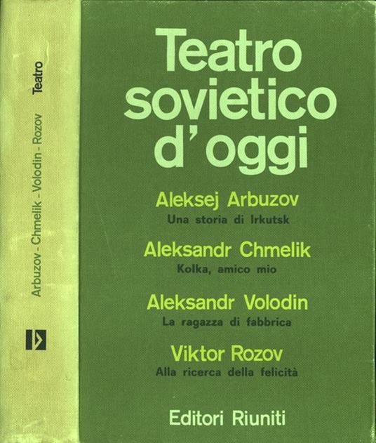 Teatro sovietico d' oggi - copertina