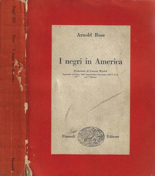I negri in America - copertina