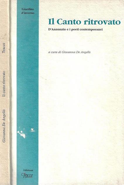 Il Canto ritrovato - copertina