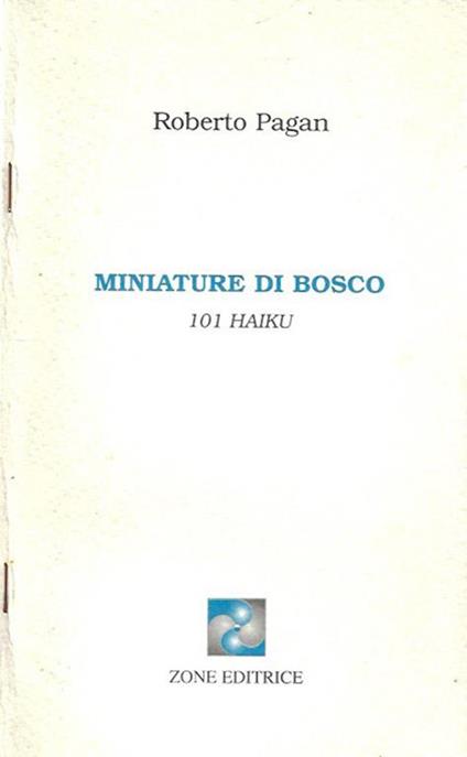 Miniature di bosco - Roberto Pagan - copertina