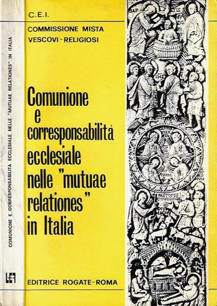 Comunione e corresponsabilità ecclesiale nella mutuae relationes in Italia - copertina