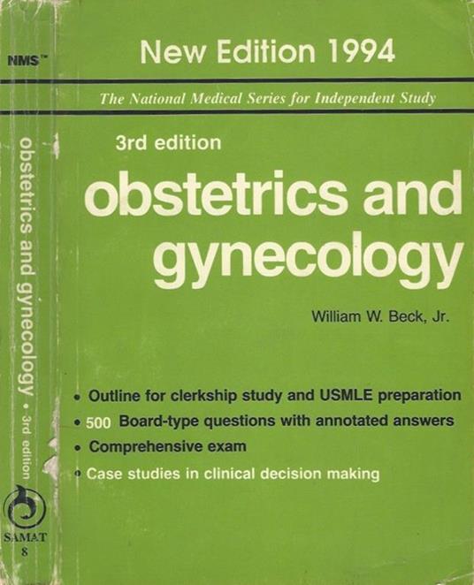 Obstetrics and gynecology - William W. jr. Beck - copertina
