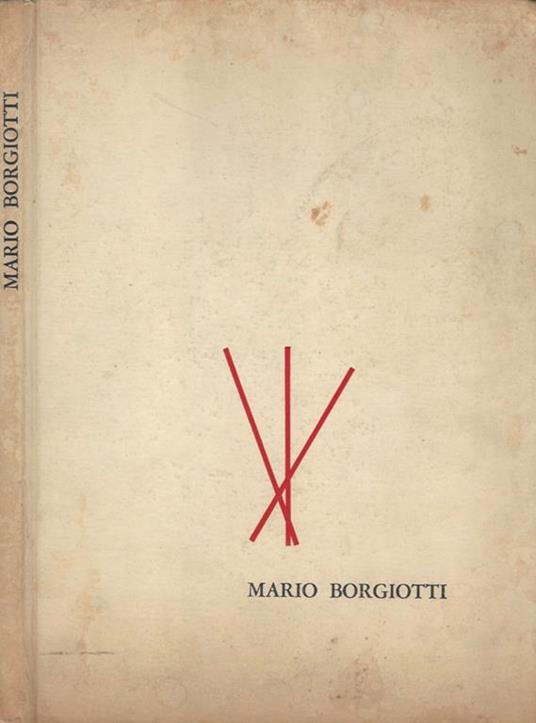 Mario Borgiotti - copertina