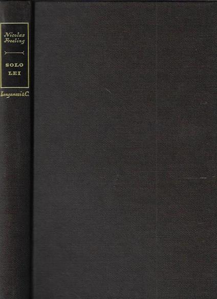 Solo lei - Nicolas Freeling - copertina