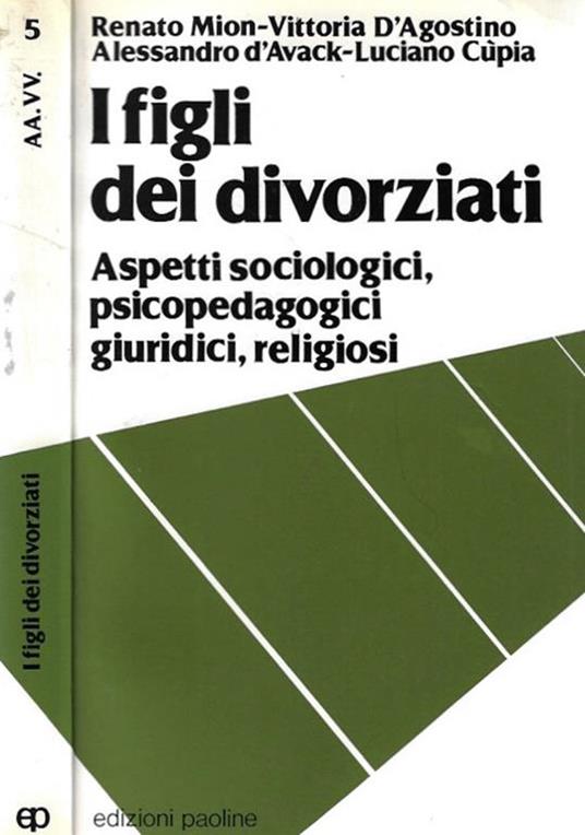 I figli dei divorziati - copertina