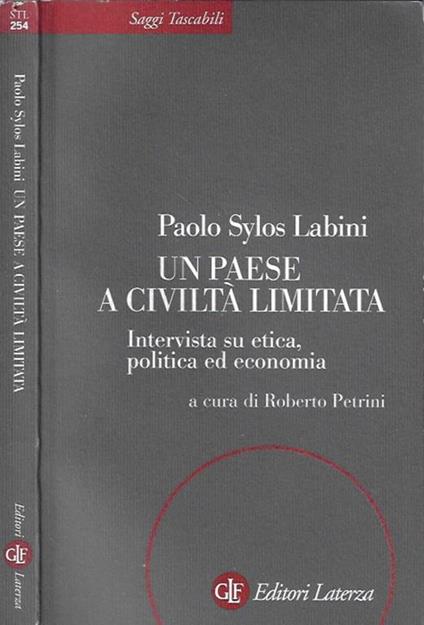 Un paese a civiltà limitata - Nicla Vassallo - copertina