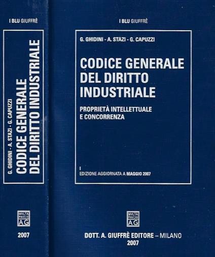 Codice generale del diritto industriale - copertina