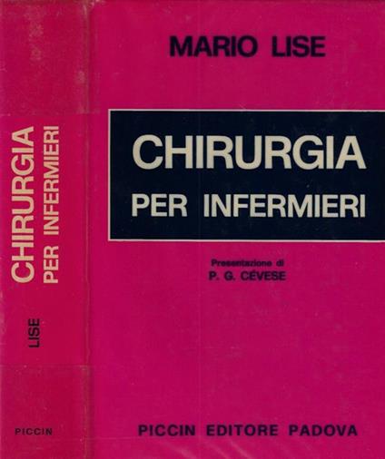 Chirurgia per infermieri - Mario Lise - copertina