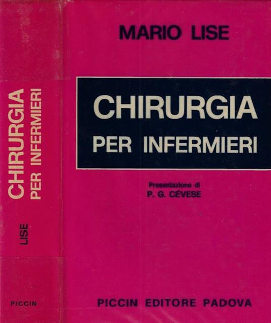 Chirurgia per infermieri - Mario Lise - copertina