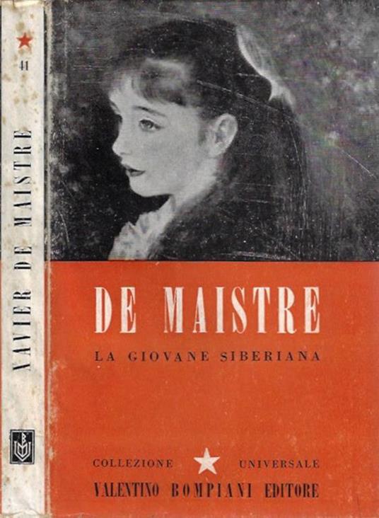 La giovane siberiana - Xavier de Maistre - copertina