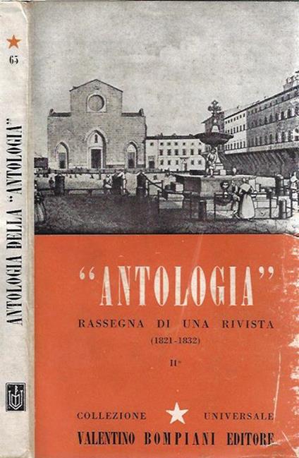 Antologia. Rassegna di una rivista vol. II, 1821 - 1832 - copertina